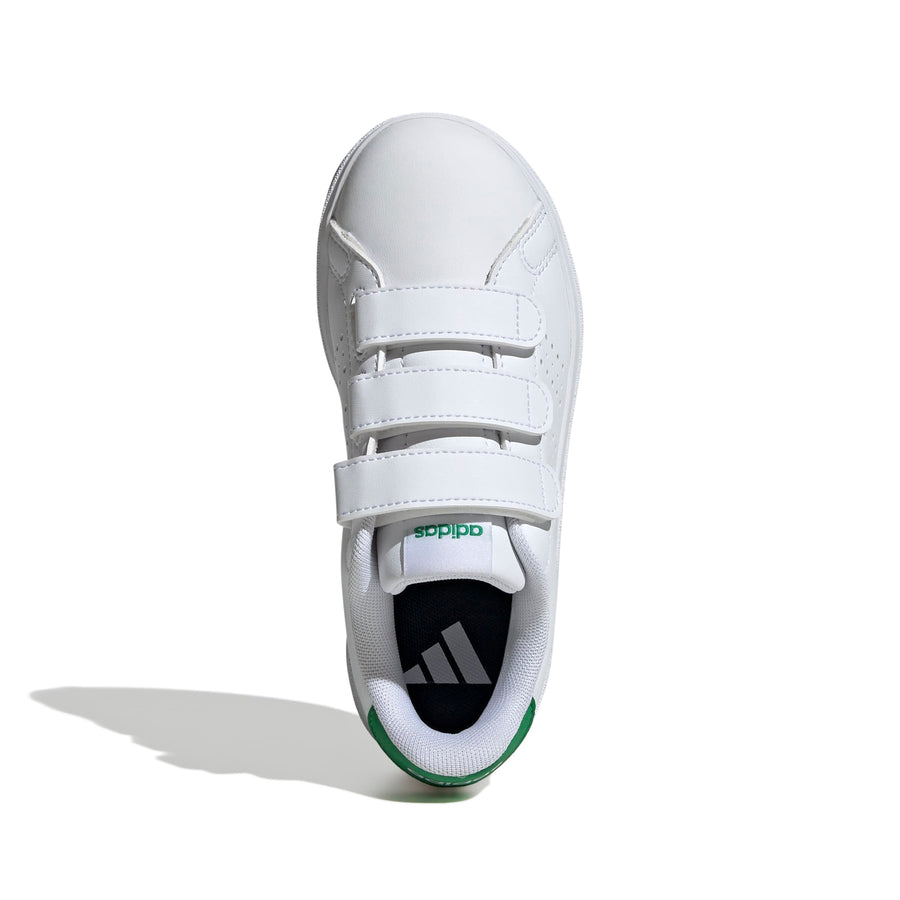 Adidas Παιδικά Advantage Base Λευκά/Πράσινο