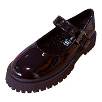 Zakshoes Παιδικά Loafers Μαύρα Λουστρίνι