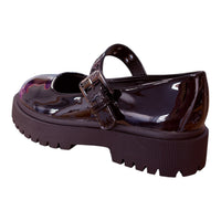 Zakshoes Παιδικά Loafers Μαύρα Λουστρίνι