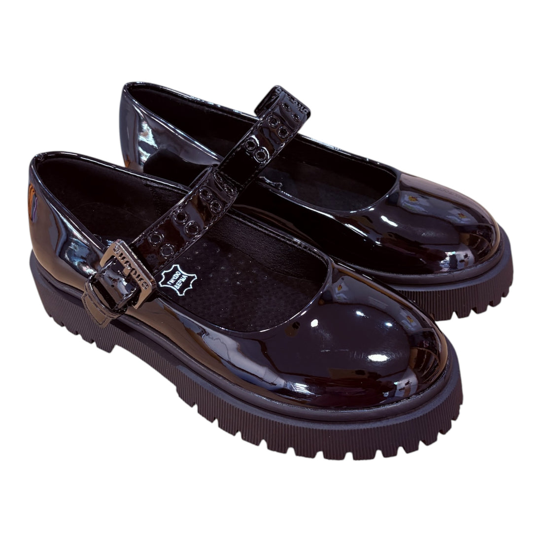 Zakshoes Παιδικά Loafers Μαύρα Λουστρίνι