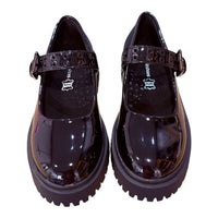 Zakshoes Παιδικά Loafers Μαύρα Λουστρίνι