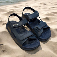 Geox Παιδικά Πέδιλα Αδιάβροχα Fusbetto Μπλε Σκούρο