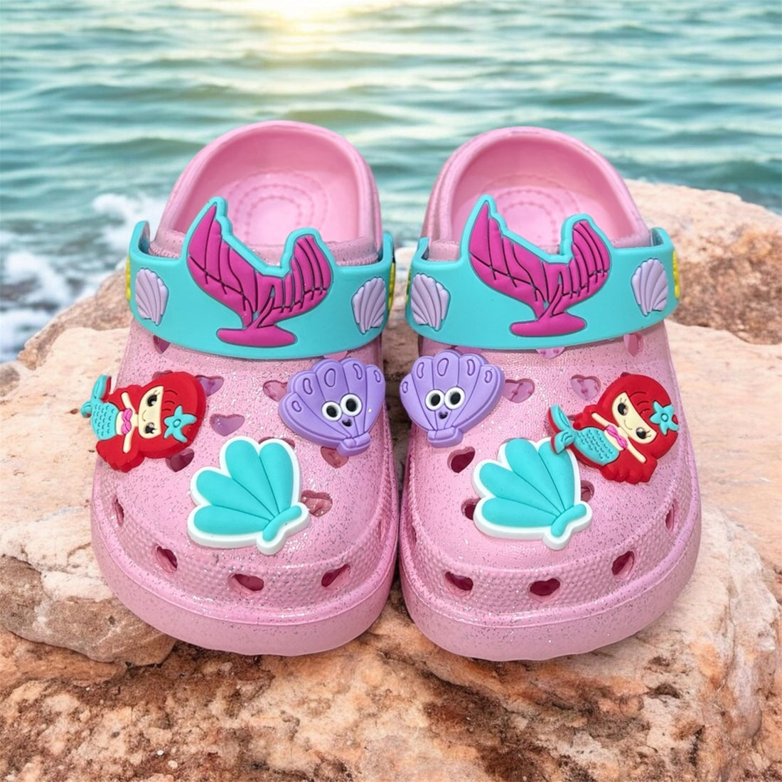 Cubanitas Clogs Γοργόνα Ροζ