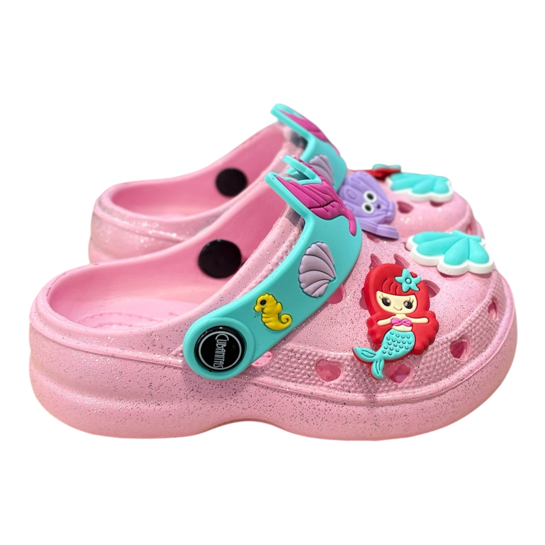 Cubanitas Clogs Γοργόνα Ροζ
