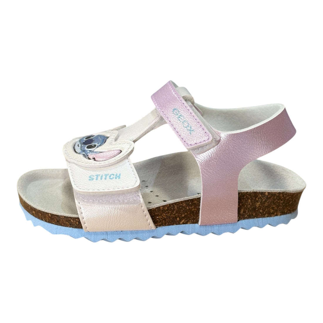 Geox Βρεφικά Πέδιλα Chalki Stitch Λευκά