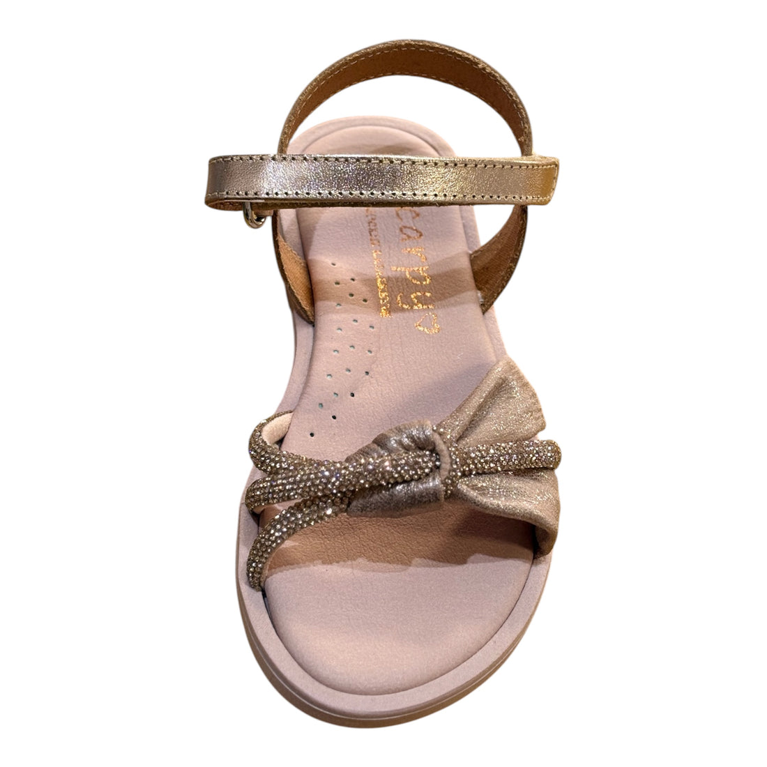 Scarpy Παιδικά Πέδιλα Δερμάτινα Χαλκός