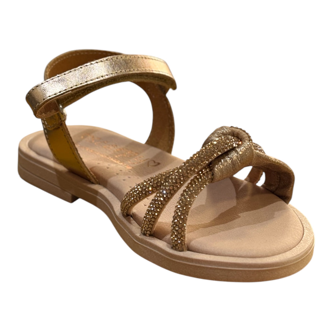 Scarpy Παιδικά Πέδιλα Δερμάτινα Χαλκός