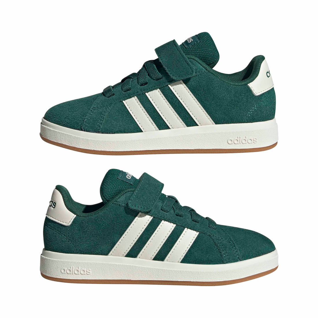 Adidas Παιδικά Grand Court 00s Σουέτ Δέρμα Πράσινο