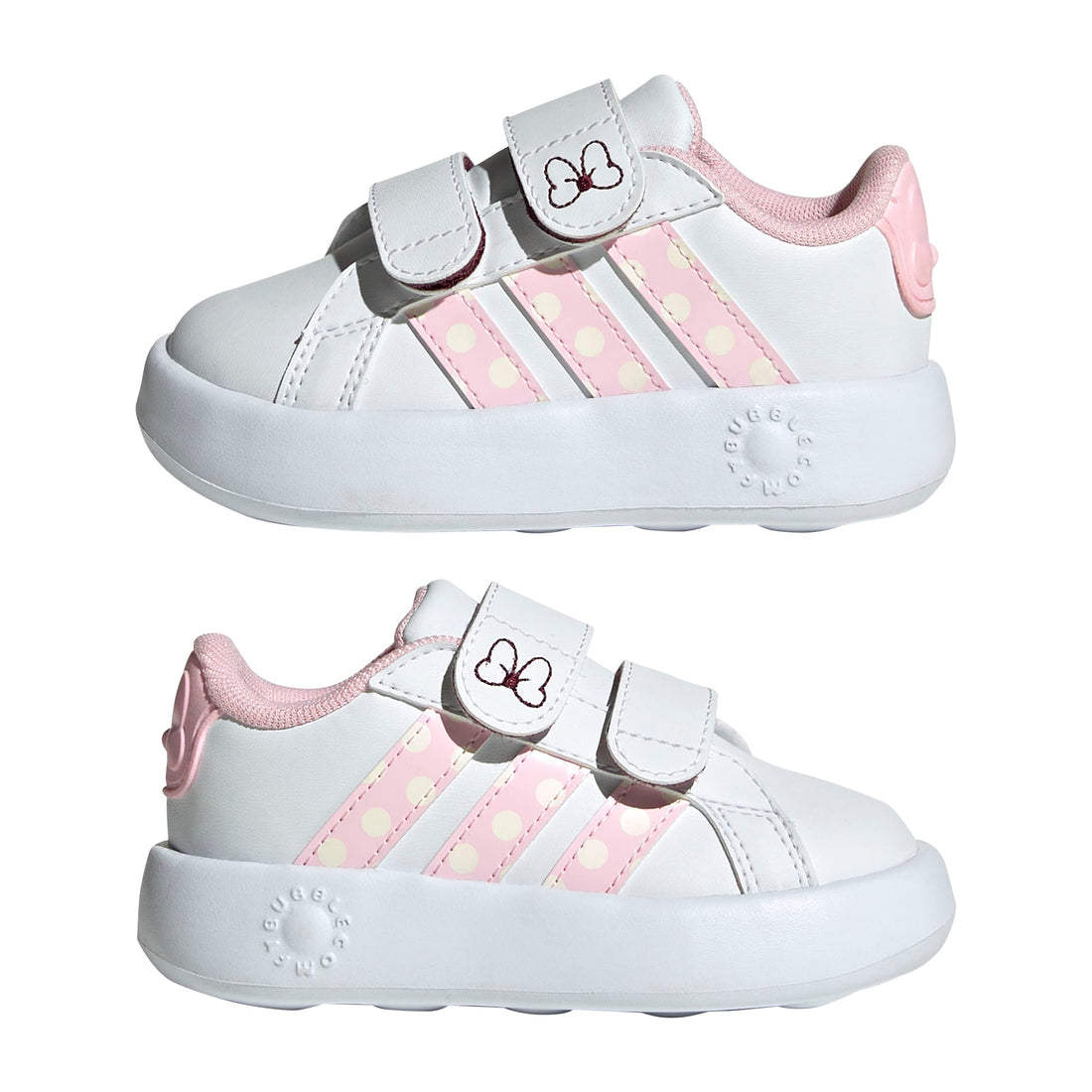 Adidas Βρεφικά Grand Court  Minnie Mouse Λεύκο- Ροζ
