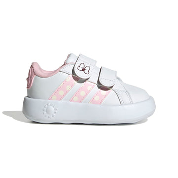 Adidas Βρεφικά Grand Court  Minnie Mouse Λεύκο- Ροζ