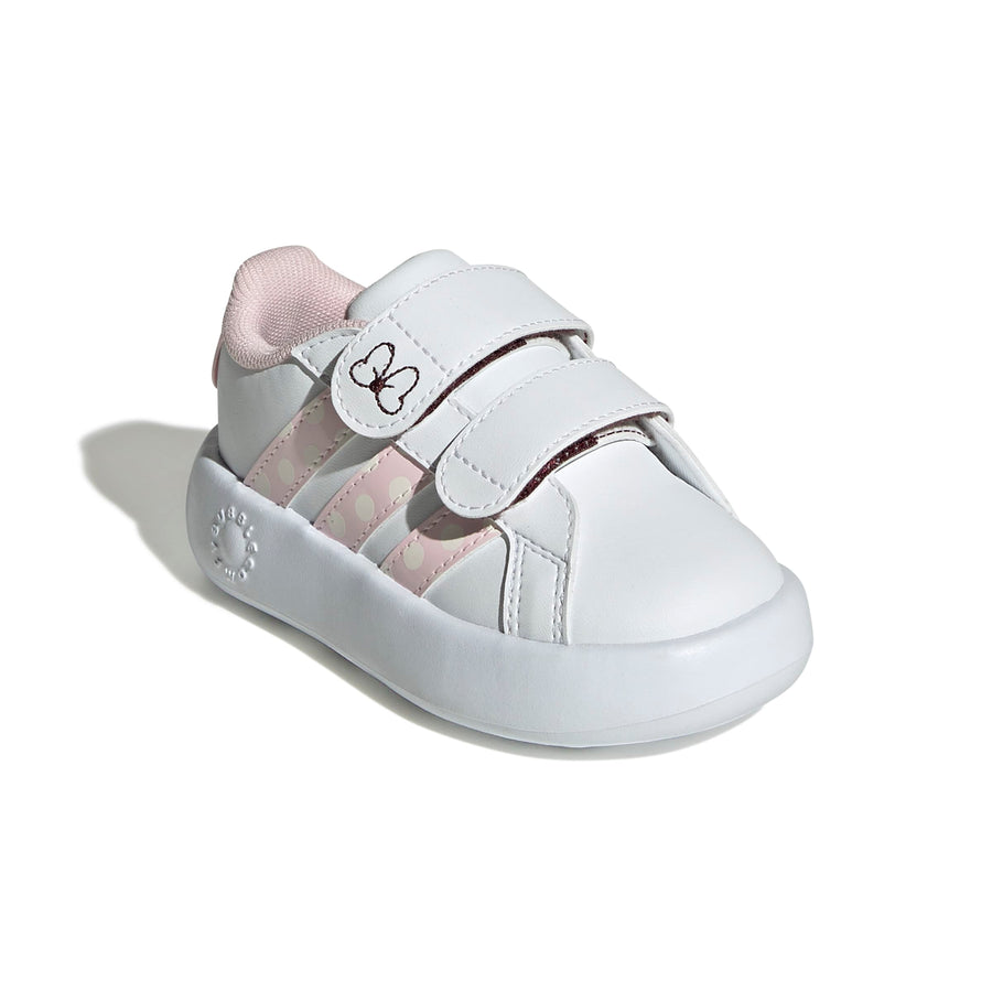 Adidas Βρεφικά Grand Court  Minnie Mouse Λεύκο- Ροζ