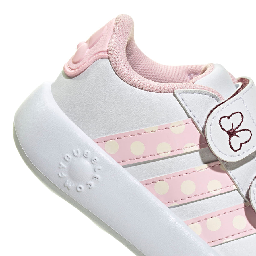 Adidas Βρεφικά Grand Court  Minnie Mouse Λεύκο- Ροζ