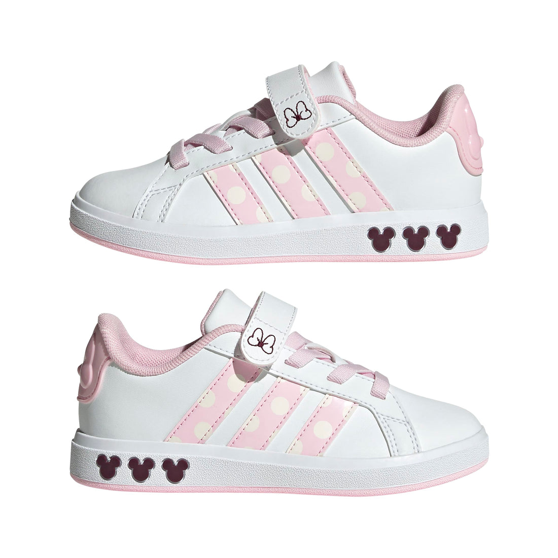 Adidas Παιδικά Grand Court Minne Mouse  Λευκό-Ροζ
