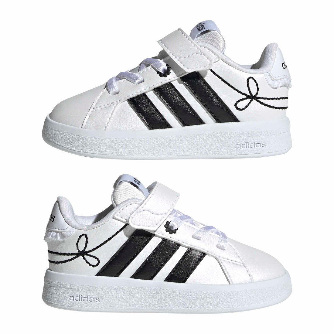 Adidas Βρεφικά Grand Court Λευκό