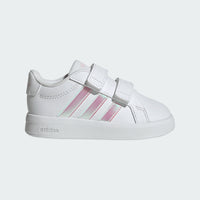 Adidas Βρεφικά Sneakers Grand Court Λευκό- Ιριδίζον