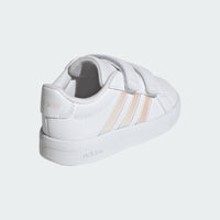 Adidas Βρεφικά Sneakers Grand Court Λευκό- Ιριδίζον