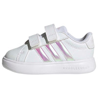 Adidas Βρεφικά Sneakers Grand Court Bubble CF Λευκό- Ιριδίζον