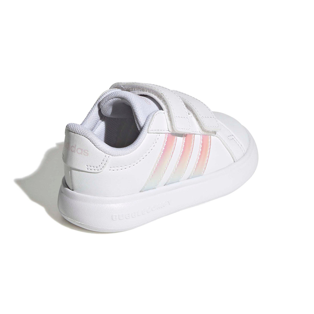 Adidas Βρεφικά Sneakers Grand Court Bubble CF Λευκό- Ιριδίζον