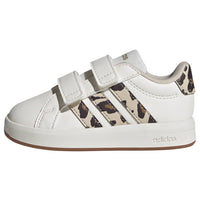 Adidas Βρεφικά Sneakers Grand Court Λευκό- Λεοπάρ