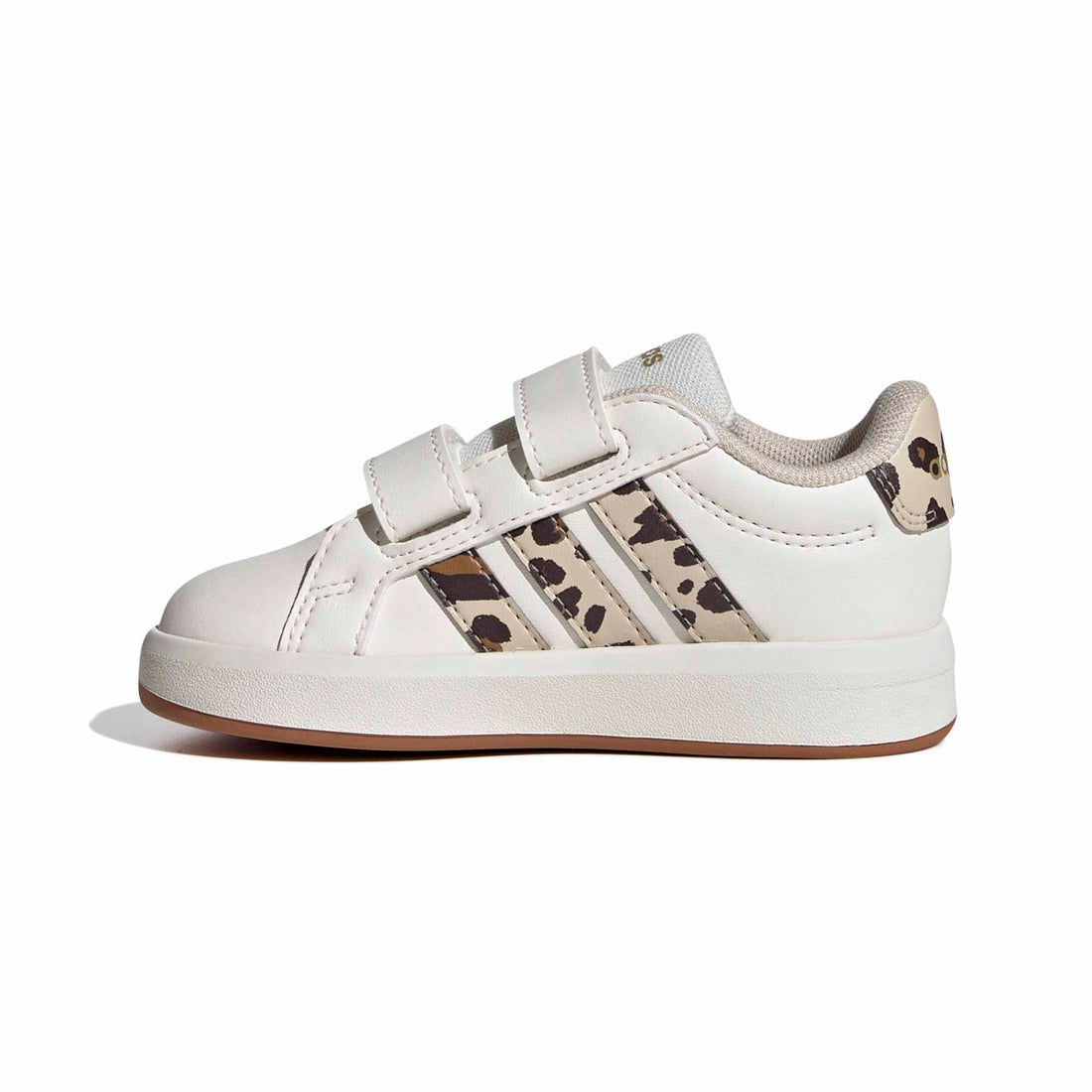 Adidas Βρεφικά Sneakers Grand Court Λευκό- Λεοπάρ