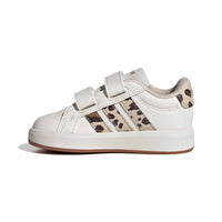 Adidas Βρεφικά Sneakers Grand Court Λευκό- Λεοπάρ