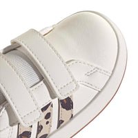 Adidas Βρεφικά Sneakers Grand Court Λευκό- Λεοπάρ