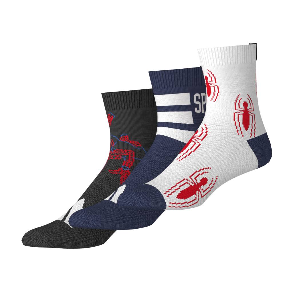 adidas Παιδικές κάλτσες Marvel Spider-Man 3 Ζευγάρια