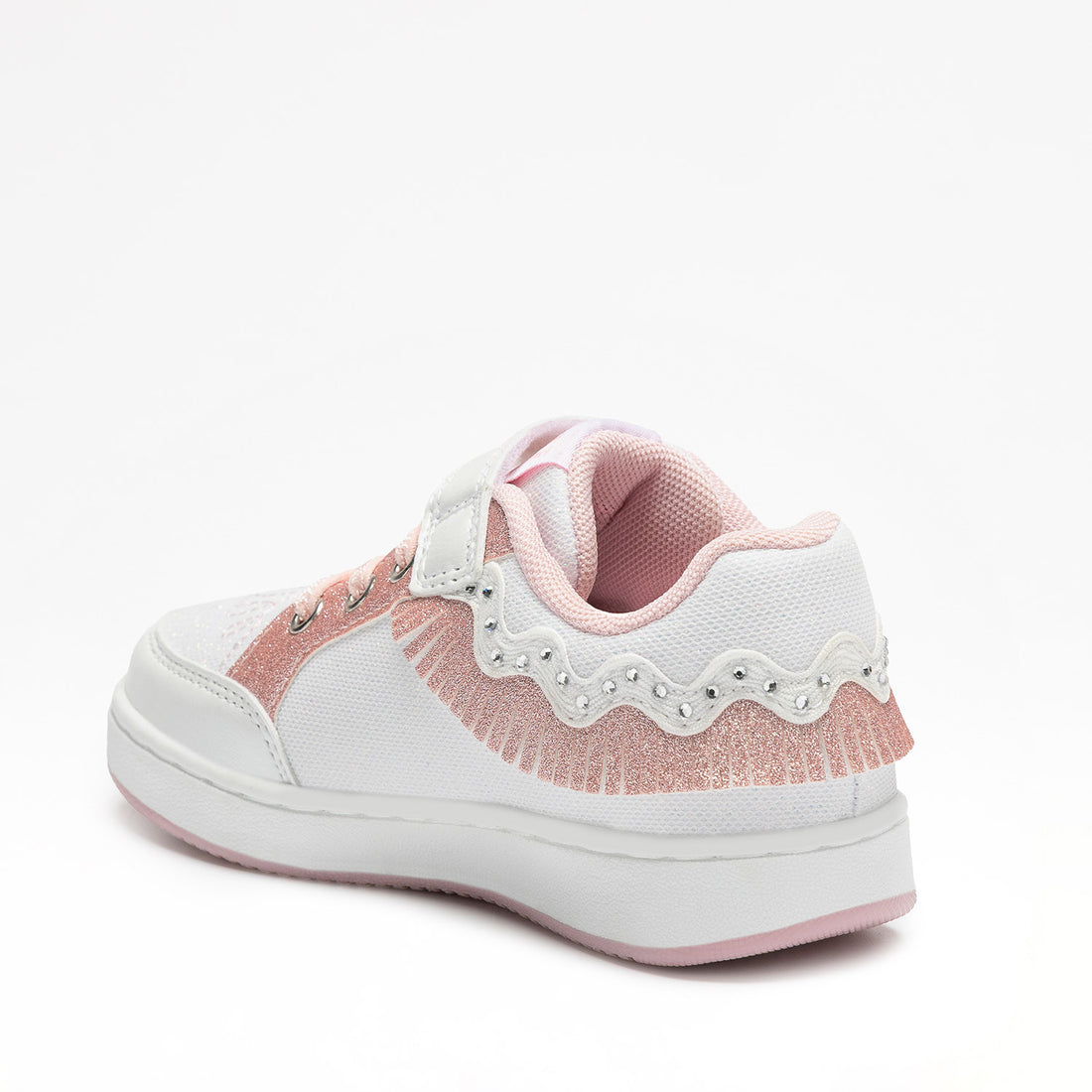 Lelli Kelly Sneakers Frangetta Λευκά Glitter Φωτακια