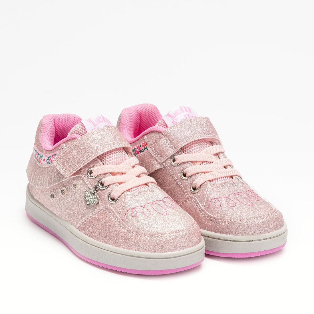 Lelli Kelly Sneakers Frangetta Ροζ Glitter Φωτακια
