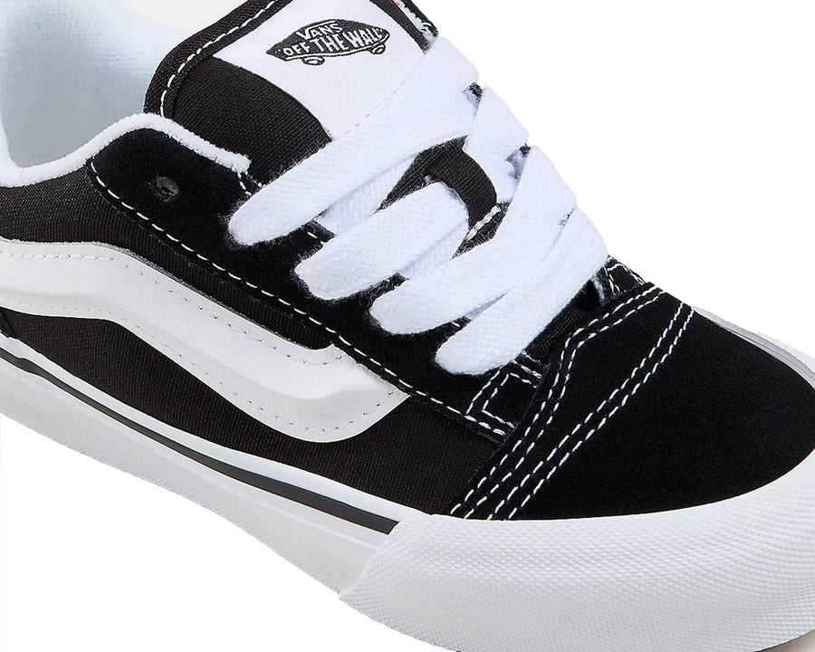 Vans Παιδικά Knu Skool Μάυρα Κορδόνι