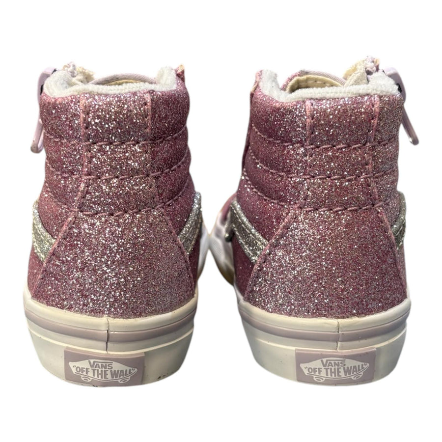 Vans Βρεφικά Μποτάκι Sk8-Hi Side Zip Glitter Μοβ