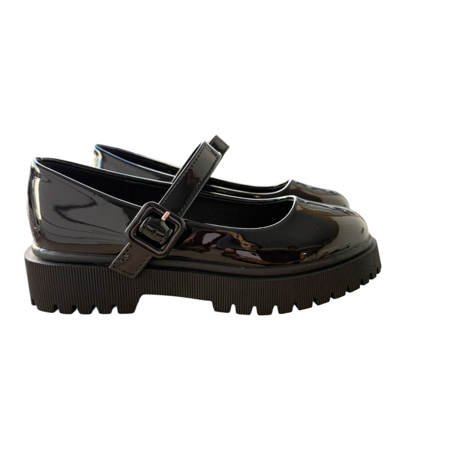 Zakshoes Παιδικά Loafers Μαύρα Λουστρίνι
