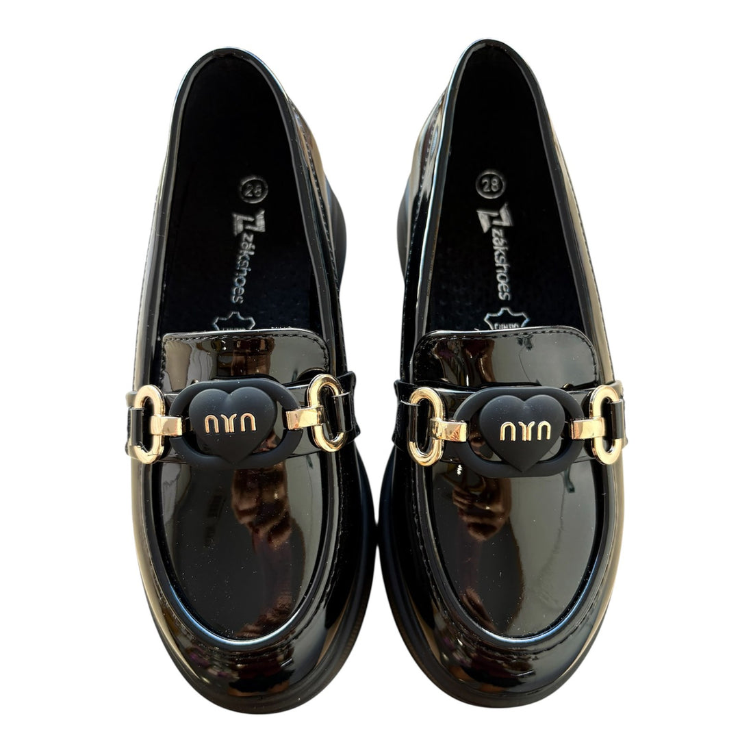 Zakshoes Παιδικά Loafers Μαύρα