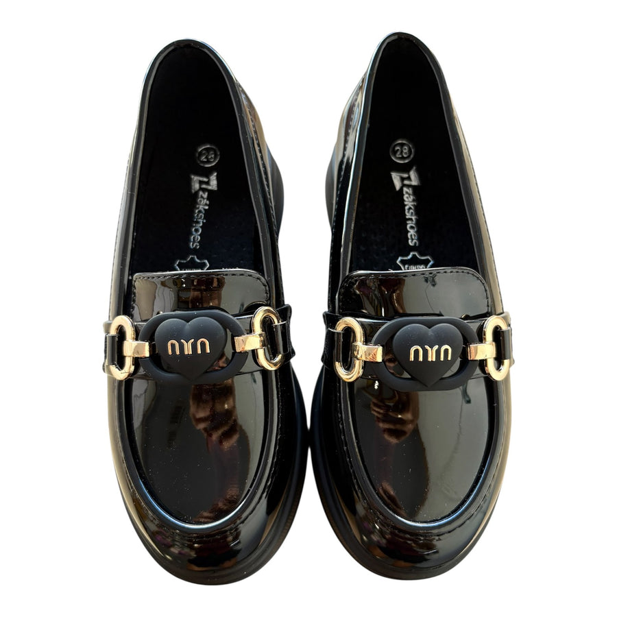 Zakshoes Παιδικά Loafers Μαύρα