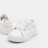 Mayoral Βρεφικά Sneakers Κορίτσι Λευκό Γκλίτερ