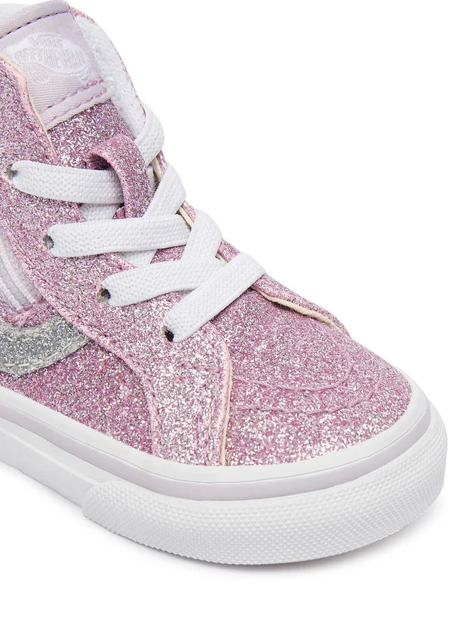 Vans Βρεφικά Μποτάκι Sk8-Hi Side Zip Glitter Μωβ