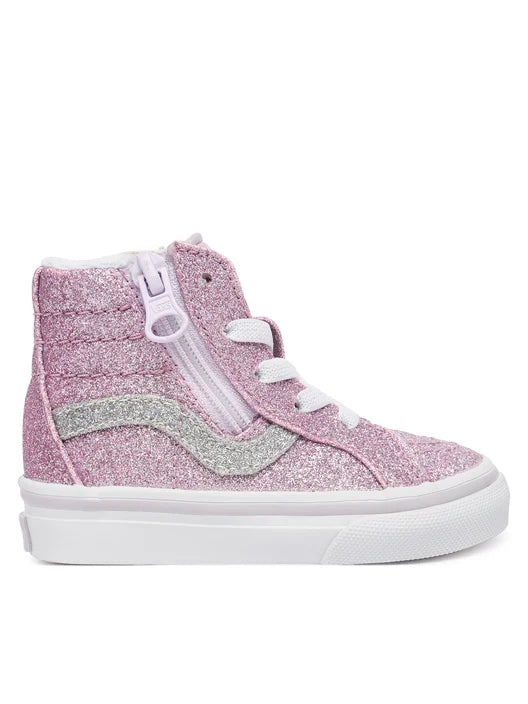 Vans Βρεφικά Μποτάκι Sk8-Hi Side Zip Glitter Μωβ