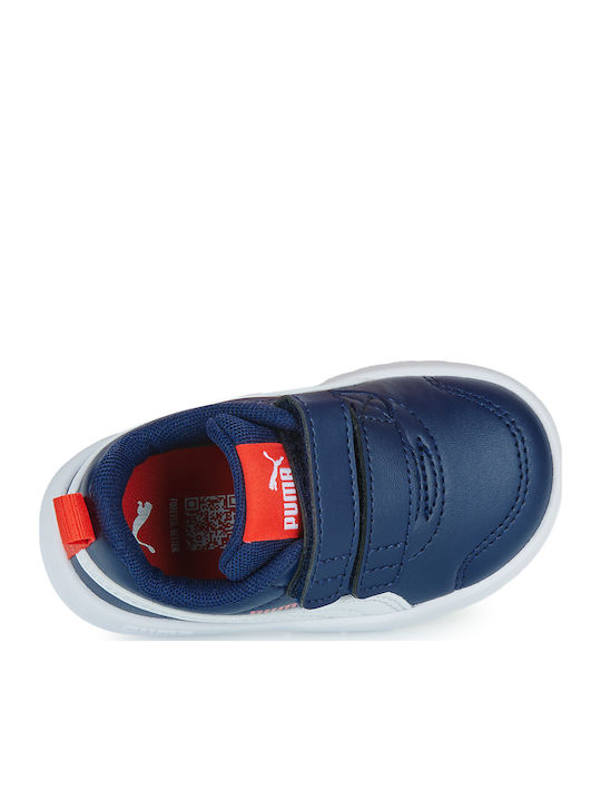 Puma Courtflex V3 V Inf Παιδικά Sneakers Μπλε