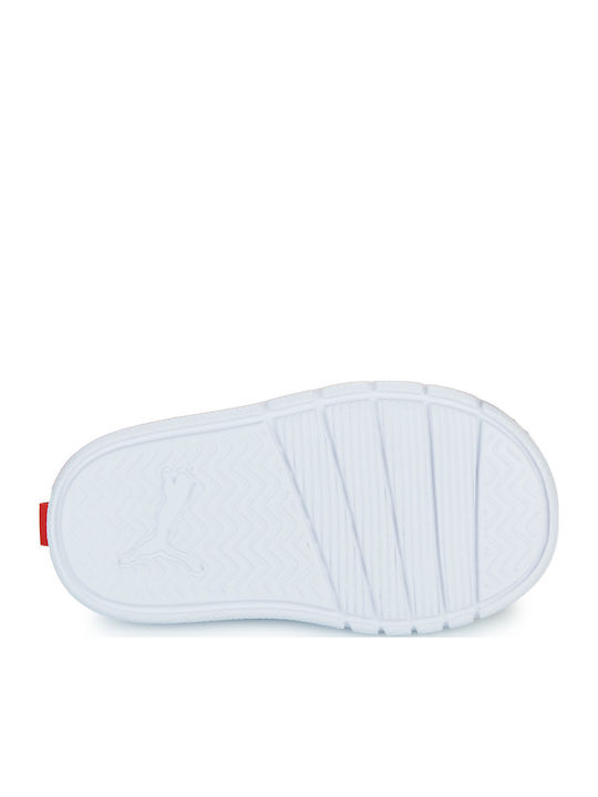 Puma Courtflex V3 V Inf Παιδικά Sneakers Μπλε