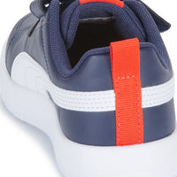 Puma Courtflex V3 V Ps Παιδικά Sneakers Μπλε / Κόκκινο