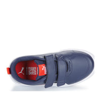Puma Courtflex V3 V Ps Παιδικά Sneakers Μπλε / Κόκκινο