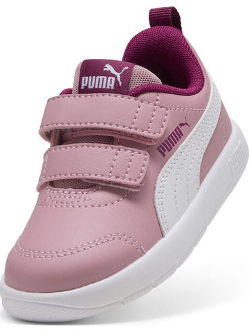 Puma Courtflex V3 Βρεφικά Sneakers Ροζ