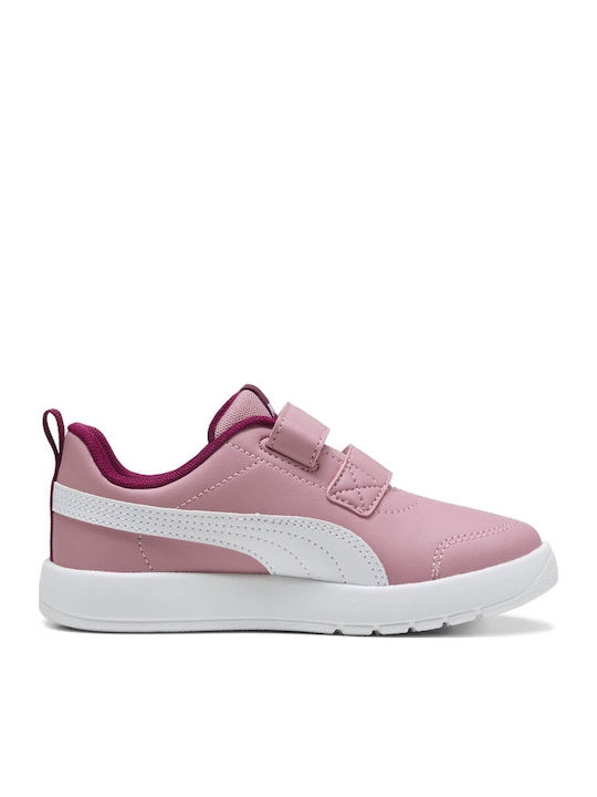 Puma Courtflex V3 Παιδικά Sneakers Ροζ
