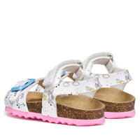 Geox Βρεφικά Πέδιλα Chalki Unicorn Λευκά