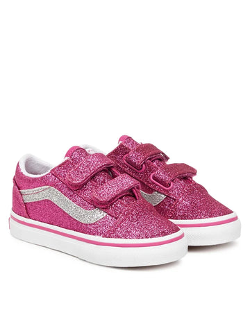 Vans Βρεφικά Old skool Glitter Ροζ