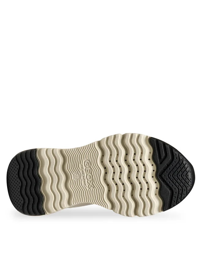 Geox Παιδικά Sneakers Loftus Λευκά / Ασημί