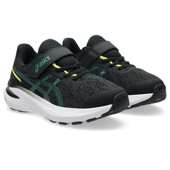 Asics Παιδικά Gt-1000 13ps Μάυρο/Πρασ Αυτοκόλητο