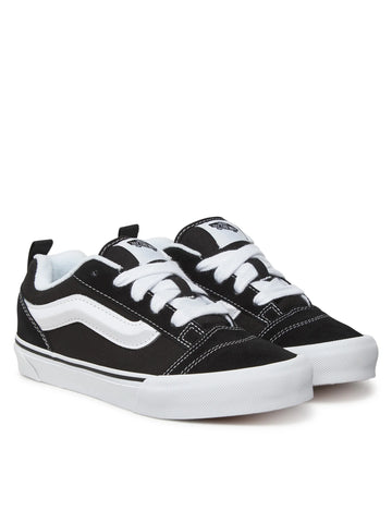 Vans Παιδικά Knu Skool Μάυρα Κορδόνι