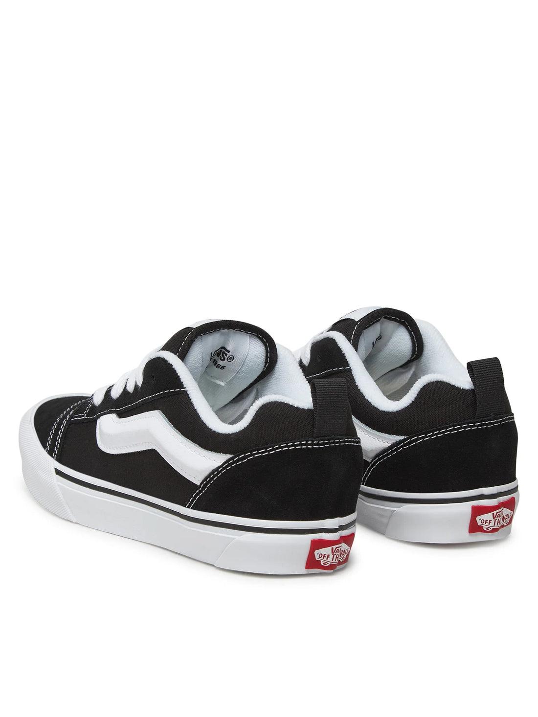 Vans Παιδικά Knu Skool Μάυρα Κορδόνι