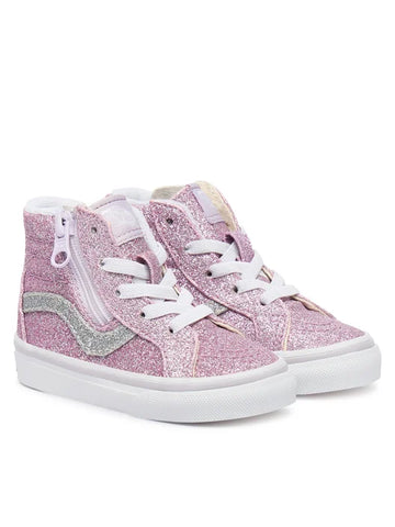 Vans Βρεφικά Μποτάκι Sk8-Hi Side Zip Glitter Μωβ